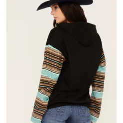 Changes Women's Serape Striped Yellowstone Hoodie 7 Changes Women's Serape Striped Yellowstone Hoodie -Default Template 4 2000382609 442 P4