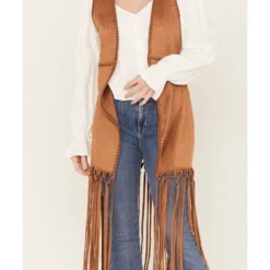 Shyanne Women's Faux Suede Fringe Vest 6 Shyanne Women's Faux Suede Fringe Vest -Default Template 4 2000382833 200 P3