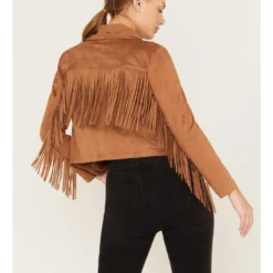 Shyanne Women's Crop Fringe Faux Suede Jacket 7 Shyanne Women's Crop Fringe Faux Suede Jacket -Default Template 4 2000382835 200 P4