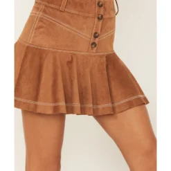 Shyanne Women's Faux Suede Ruffle Skirt -Default Template 4 2000382837 200 P3