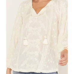 Shyanne Women's Long Sleeve Embellished Boho Blouse -Default Template 4 2000382969 110 P3