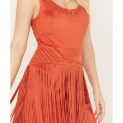 Idyllwind Women's Country Mannor Faux Suede Fringe Dress -Default Template 4 2000382979 800 P3