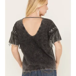 Idyllwind Women's Harlow Short Sleeve Open Back Tee -Default Template 4 2000383121 001 P4