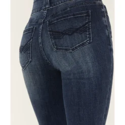 Idyllwind Women's Somerhill Outlaw High Rise Bootcut Button Fly Stretch Denim Jeans -Default Template 4 2000383274 415 P4