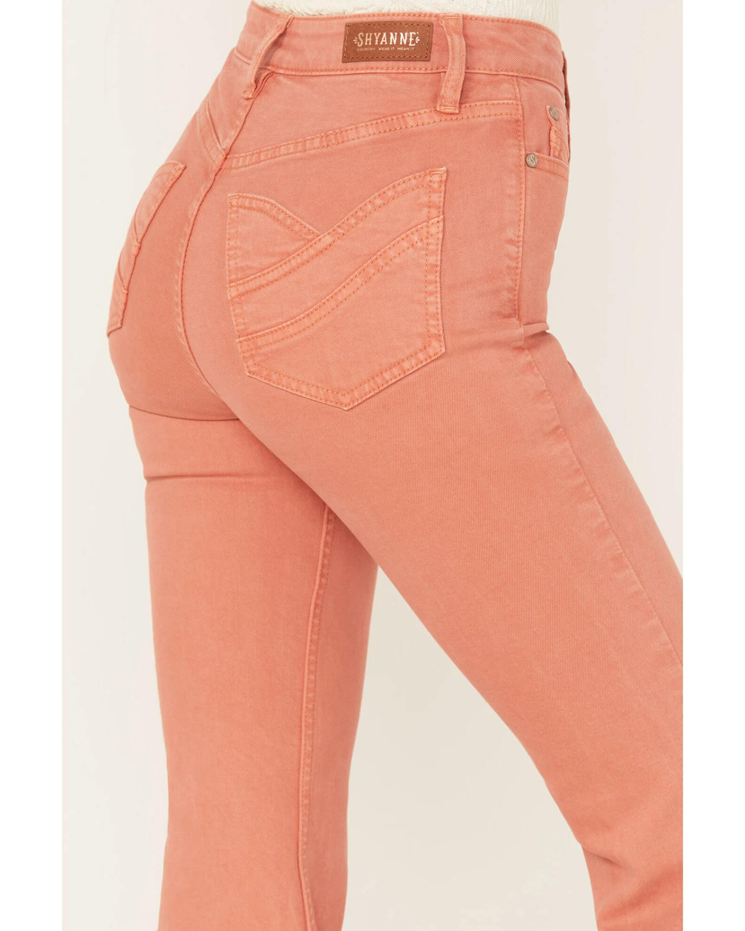 Shyanne Women's High Rise Super Flare Stretch Jeans 4 Shyanne Women's High Rise Super Flare Stretch Jeans - Image 4