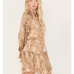 Miss Me Women's Print Ruffle Dress -Default Template 4 2000383423 710 P3