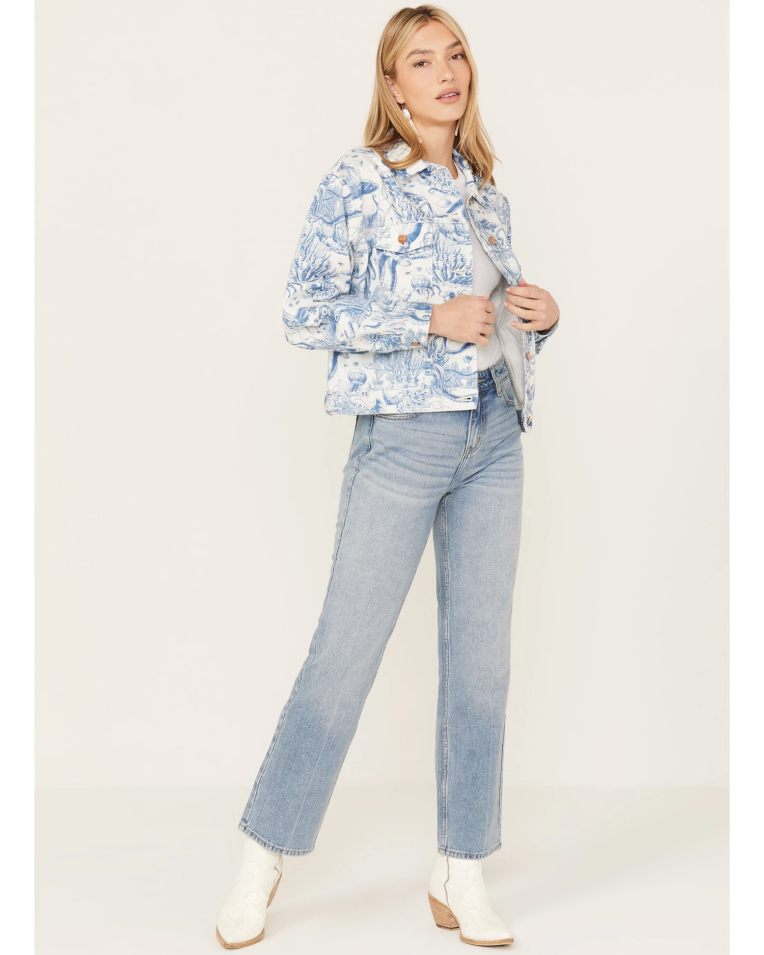 Wrangler Women's Heritage Nautical Cut Off Jacket 1 Wrangler Women's Heritage Nautical Cut Off Jacket