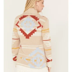 Pendleton Women's Multicolored Print Taos Graphic Cardigan  -Default Template 4 2000384696 110 P4