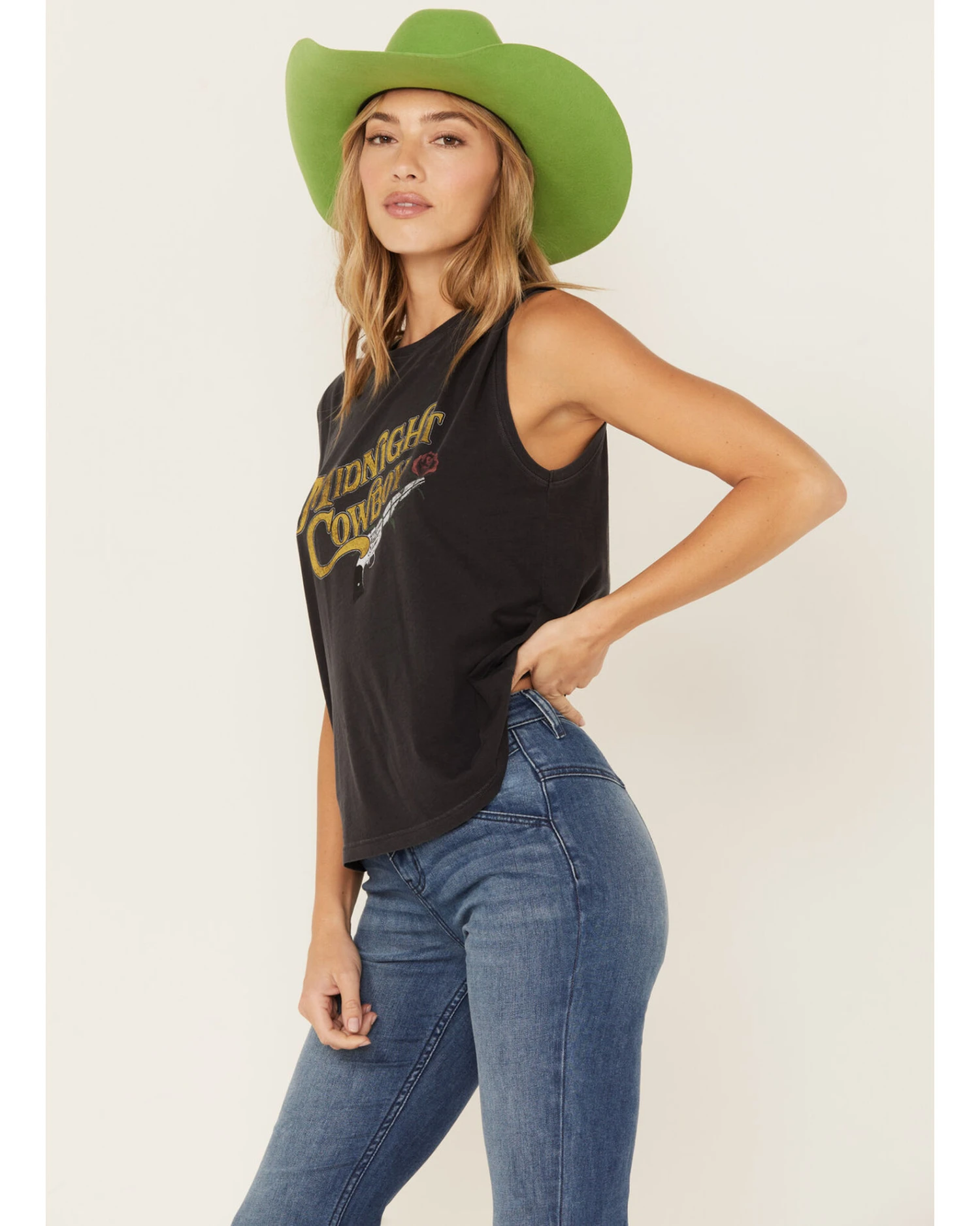 White Crow Women's Midnight Cowboy Graphic Tank 3 White Crow Women's Midnight Cowboy Graphic Tank - Image 3