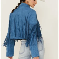 Saints & Hearts Women's Faux Suede Cropped Fringe Jacket 6 Saints & Hearts Women's Faux Suede Cropped Fringe Jacket -Default Template 4 2000386538 400 P3