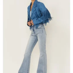 Saints & Hearts Women's Faux Suede Cropped Fringe Jacket 7 Saints & Hearts Women's Faux Suede Cropped Fringe Jacket -Default Template 4 2000386538 400 P4