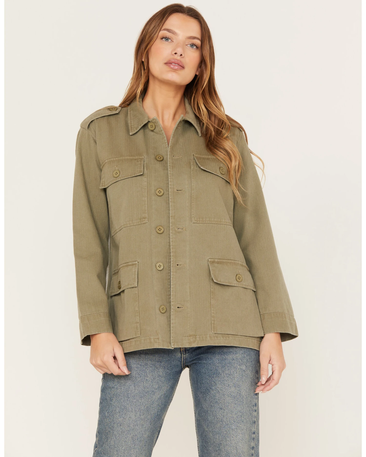 Wild Moss Women's Knit Back Western Jacket 2 Wild Moss Women's Knit Back Western Jacket - Image 2