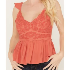 Shyanne Women's Floral Fluttered Tank Top  -Default Template 4 2000386805 644 P3