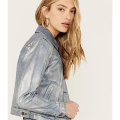 Idyllwind Women's Goldfinch Denim Foiled Jacket -Default Template 4 2000387058 413 P3