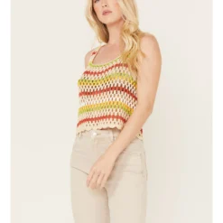 Sadie & Sage Women's Multicolored Sweater Tank