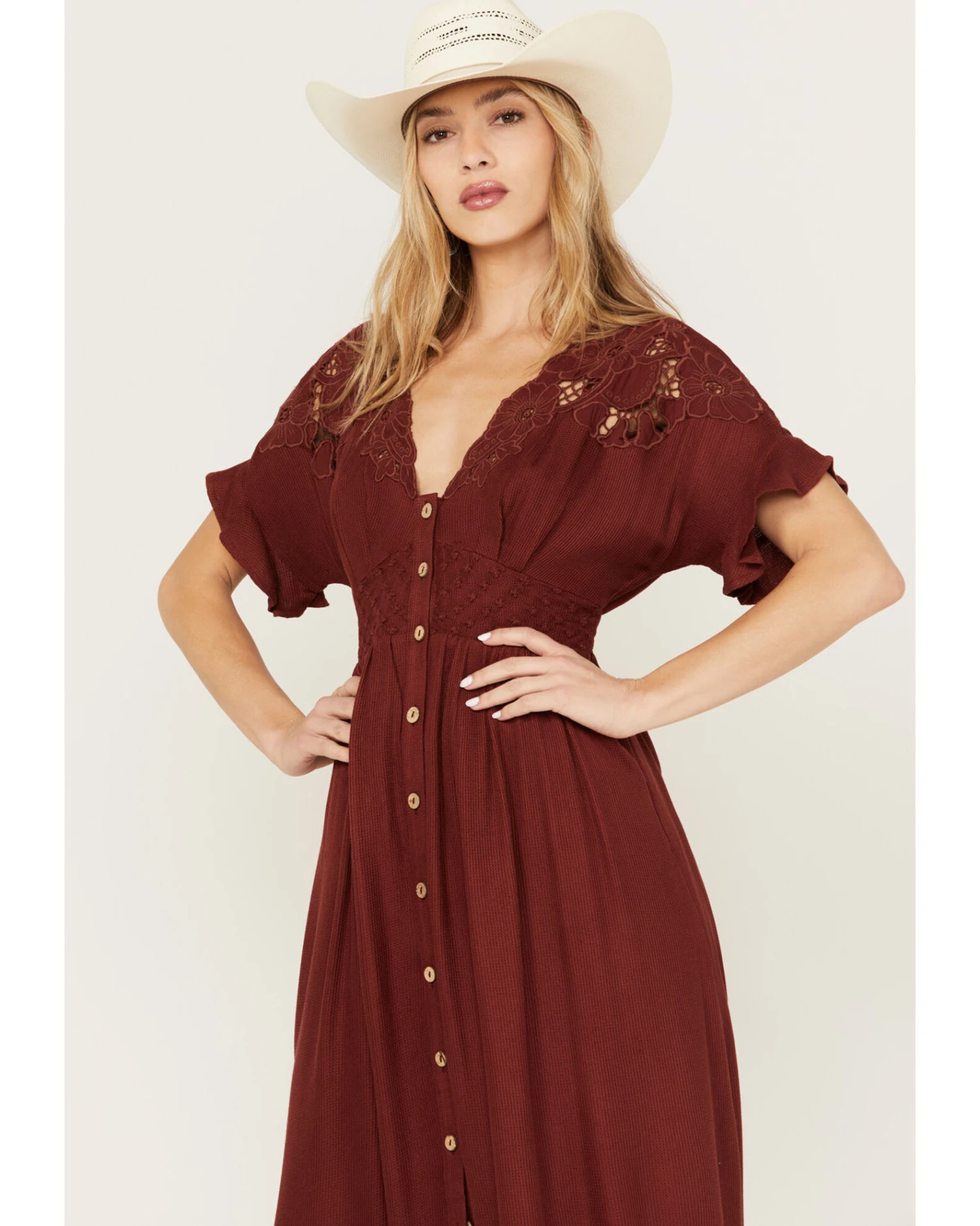 Free People Women's Colette Maxi Dress 2 Free People Women's Colette Maxi Dress - Image 2