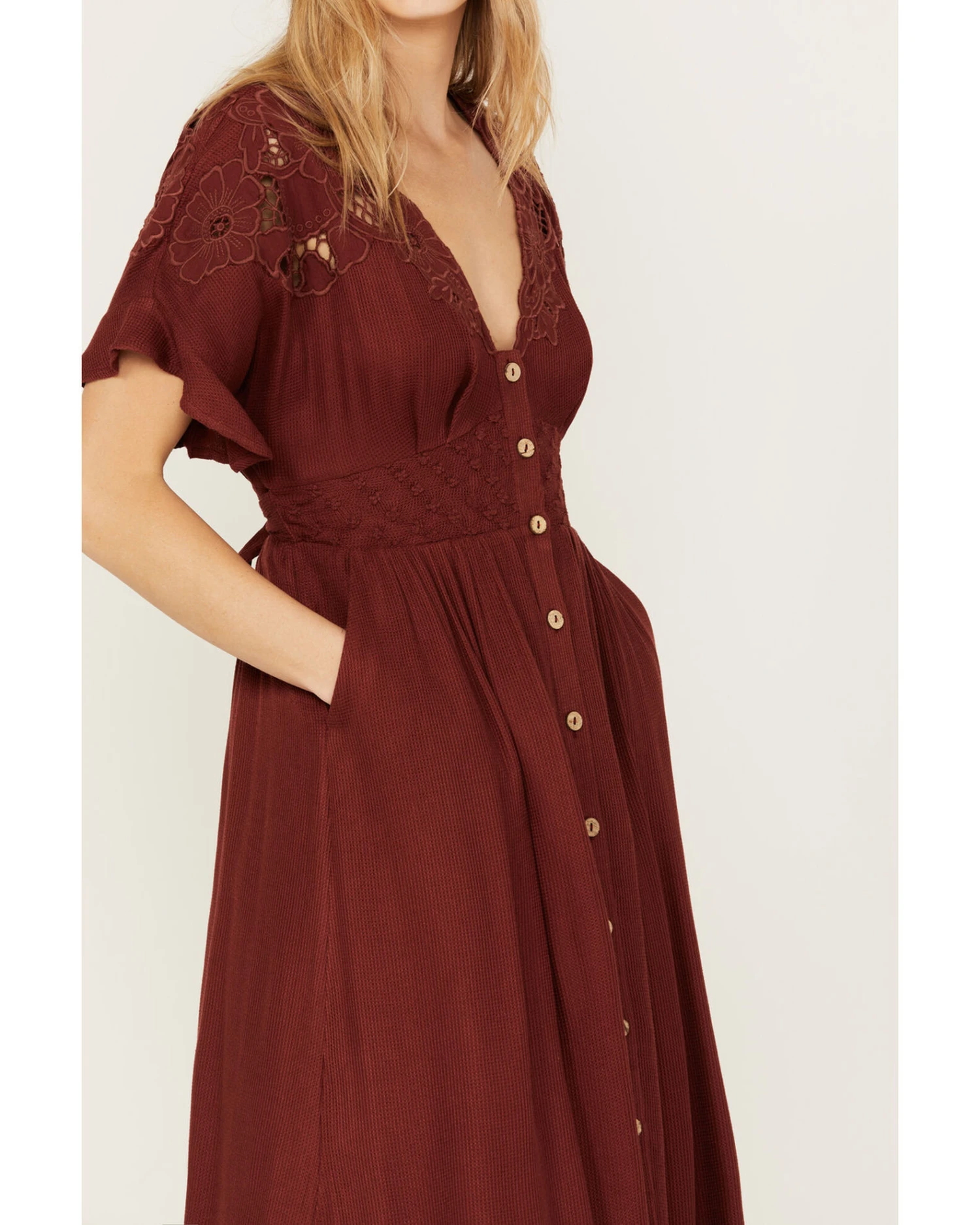 Free People Women's Colette Maxi Dress 3 Free People Women's Colette Maxi Dress - Image 3
