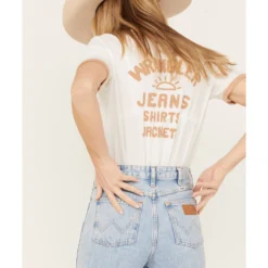 Wrangler Women's Sun Graphic Ringer Tee