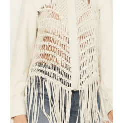 Wonderwest Women's Macrame Back Long Sleeve Snap Shirt -Default Template 4 2000389174 100 P3