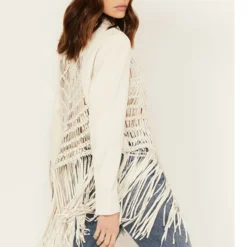 Wonderwest Women's Macrame Back Long Sleeve Snap Shirt -Default Template 4 2000389174 100 P4