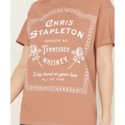 Merch Traffic Women's Chris Stapleton Rose Short Sleeve Graphic Tee -Default Template 4 2000391030 220 P3