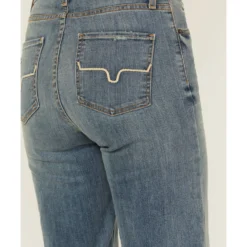 Kimes Ranch Women's Olivia Medium Wash High Rise Wide Leg Jeans -Default Template 4 2000394543 414 P4