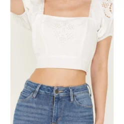 Band Of The Free Women's Tie Back Short Sleeve Entrada Top -Default Template 4 2000394607 100 P3