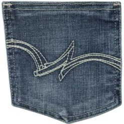 Wrangler Women's Medium Wash Straight Leg Jeans 11 Wrangler Women's Medium Wash Straight Leg Jeans -Default Template 4 350C87 NL D2