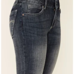 Wrangler Women's Medium Wash Straight Leg Jeans 10 Wrangler Women's Medium Wash Straight Leg Jeans -Default Template 4 350C87 NL P4